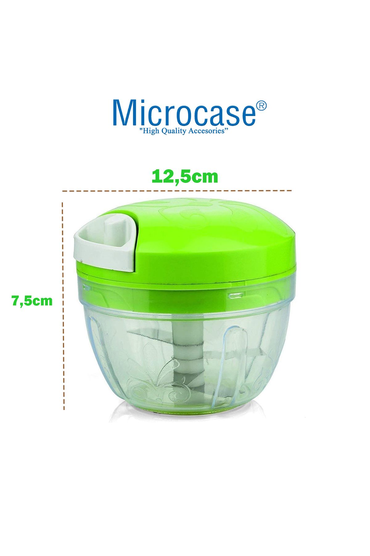 Microcase-Practical Vegetable Chopper Blender with Manual Blade - AL4193 5