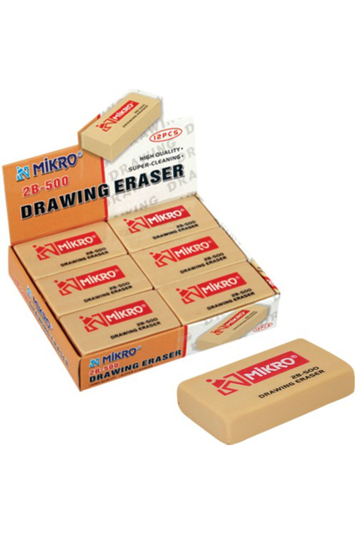 Mikro 2b 500 Soft Sabun Silgi Dev Boy 1 adet fiyatıdır