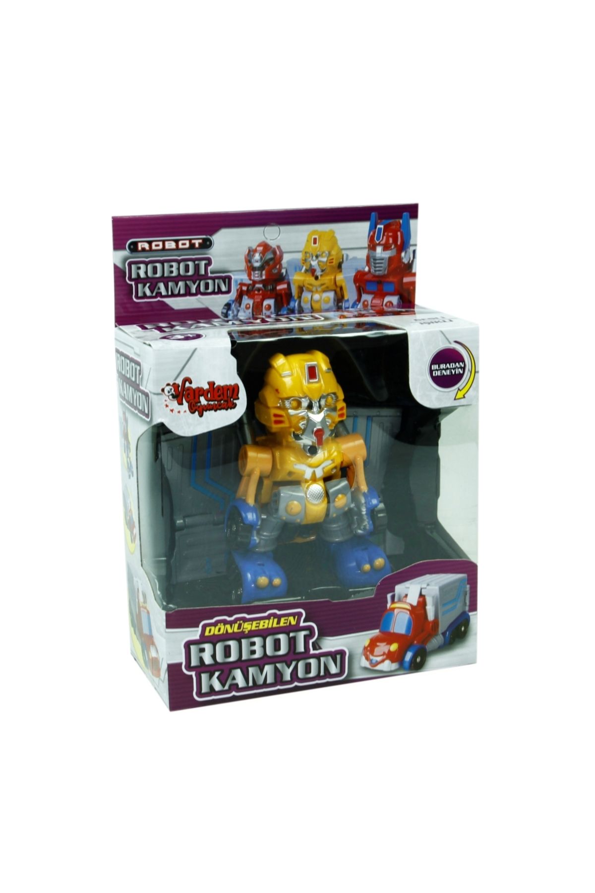 Tower Toys Transformens Kutulu Kamyona Donu ebilen Mini Robot Kamyon Kamyona Donu en Robot Fiyat Yorumlar Trendyol