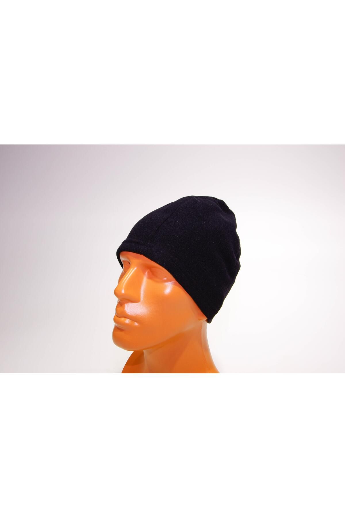 کلاه بافتنی مشکی مردانه و زنانه بزرگسالان فلیس اسکی Beanie سیاه اولین گرما Decathlon