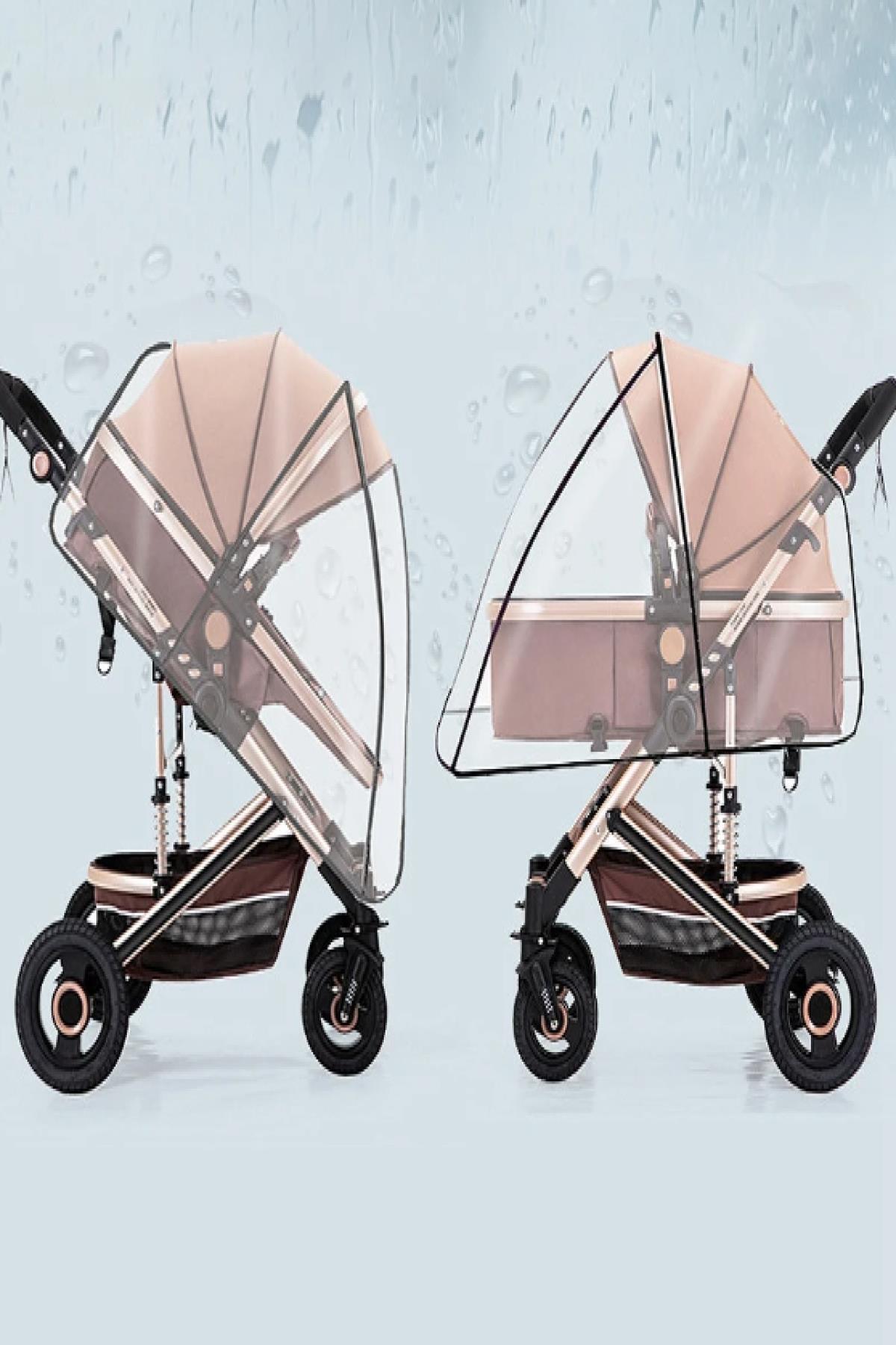 MasterCar Lüks Geçmeli Lastikli Bebek Arabası Yağmurluğu ( Tüm Bebek Arabası Modelleri İle Uyumludur ) fotoğrafı 5 (önizleme)