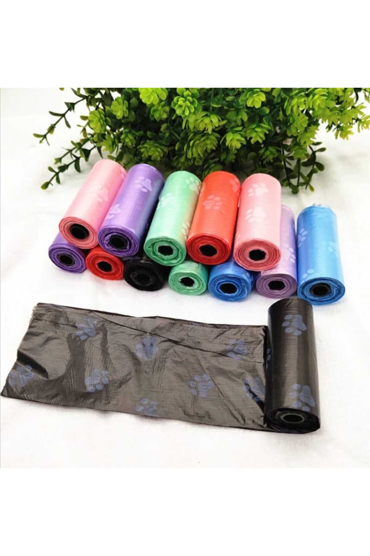 Dalian Home 12 Rulo Kedi Köpek Kaka Poşeti Kaka Torbası Evcil Hayvan 180 Dışkı Torbası