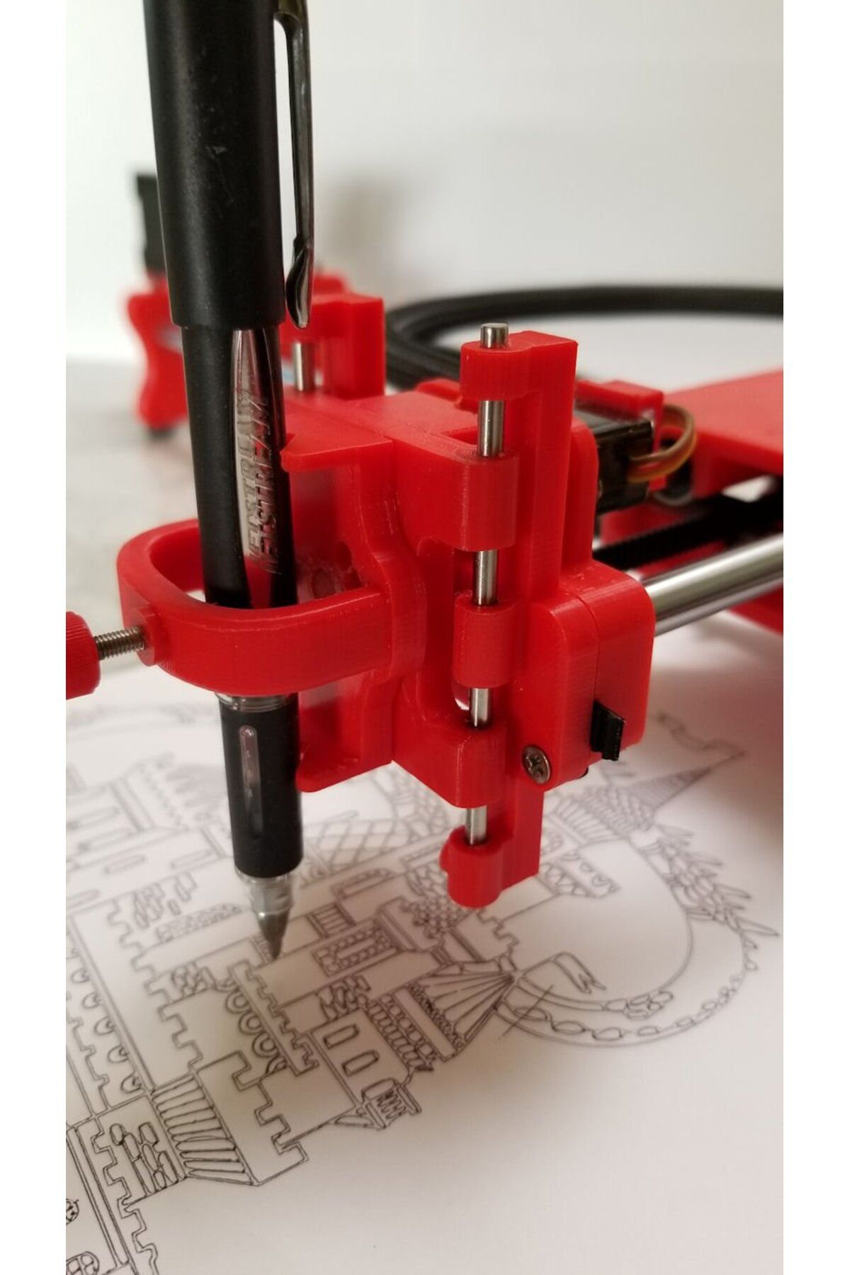 HLSNC-ARDUINO Drawing Robot ( DRAWING ROBOT AXIDRAW ) [ PLASTIC SET ONLY ] 3
