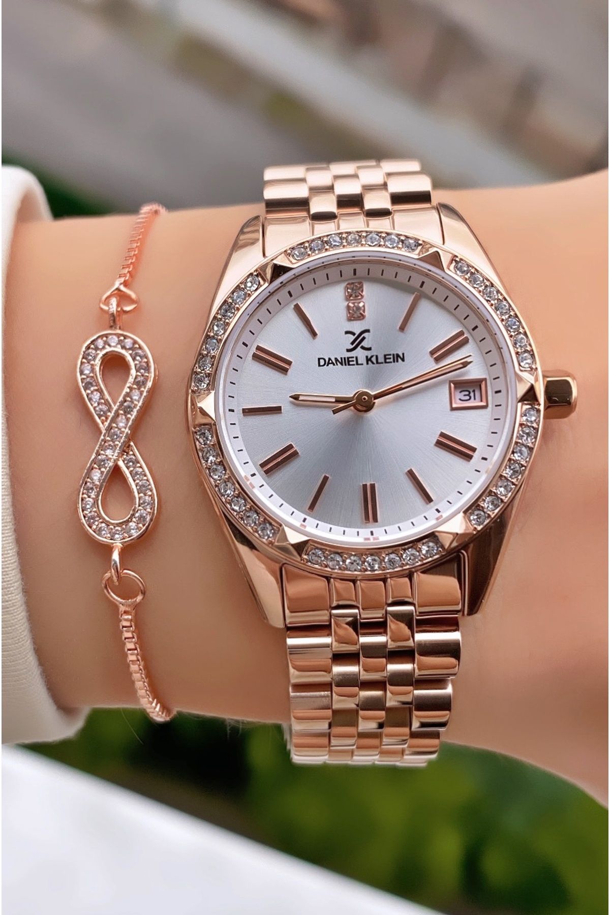 Daniel klein rose gold top
