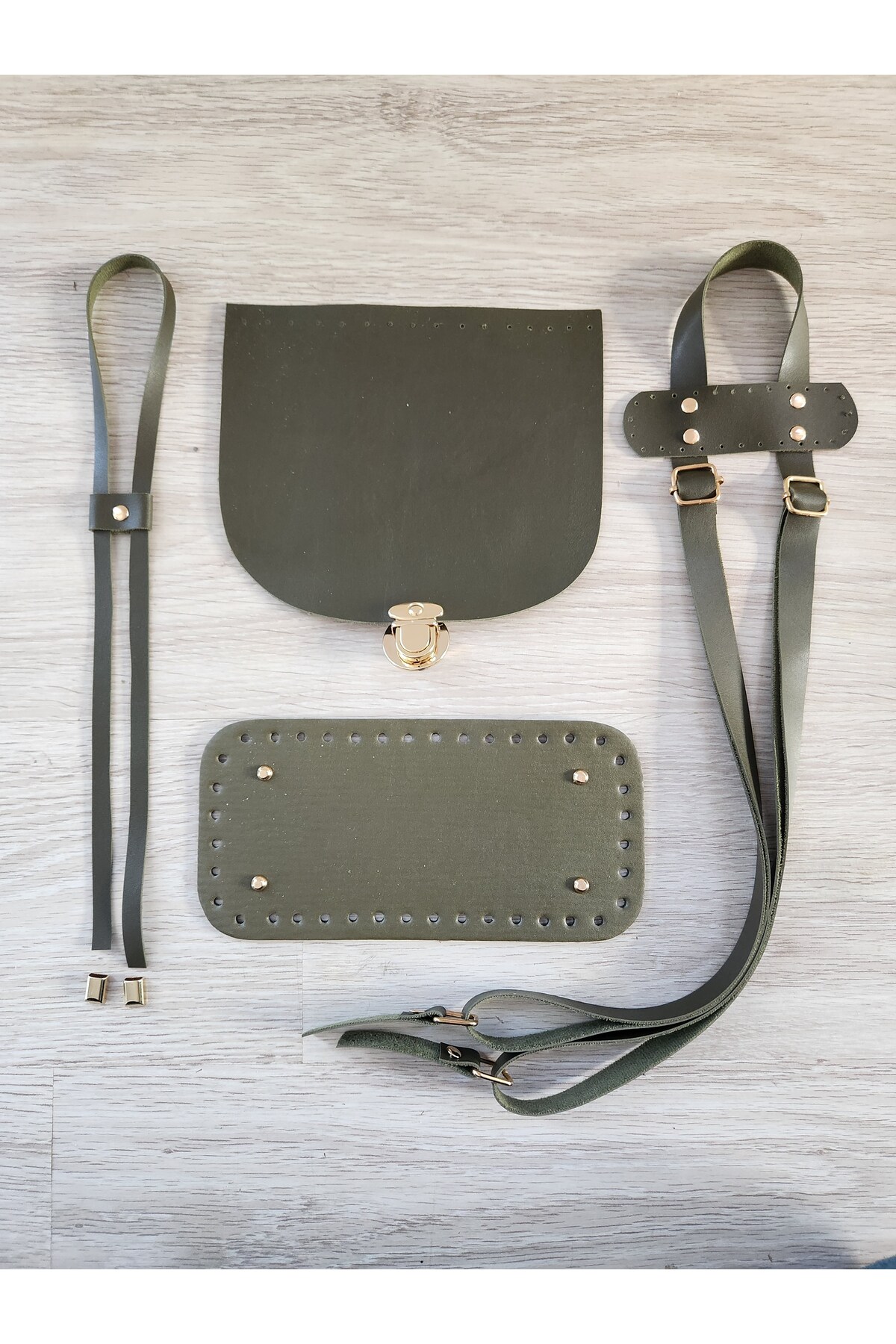 LEATHER KNIT BACKPACK KIT