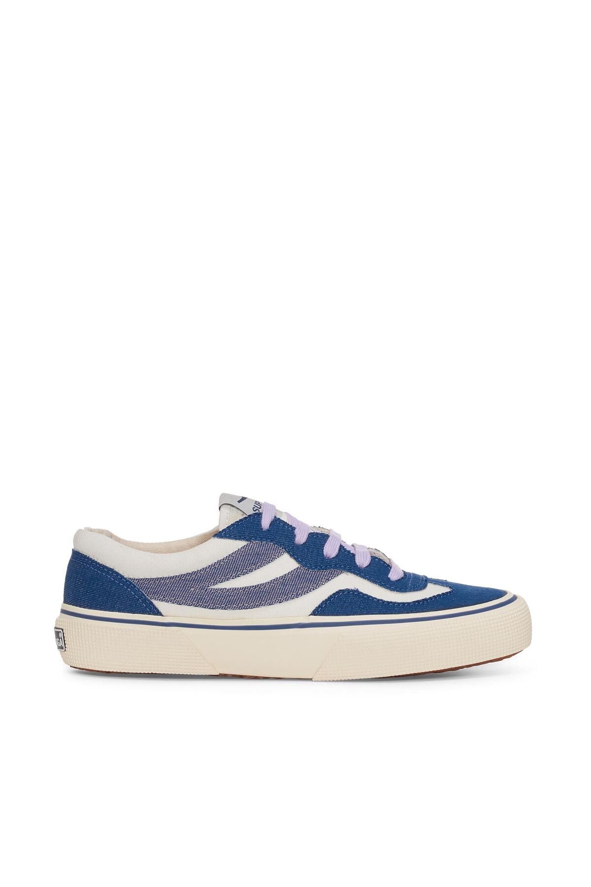 کفش کتانی جین یونیسکس آبی بنفش 2941 Revolley Reverse Superga