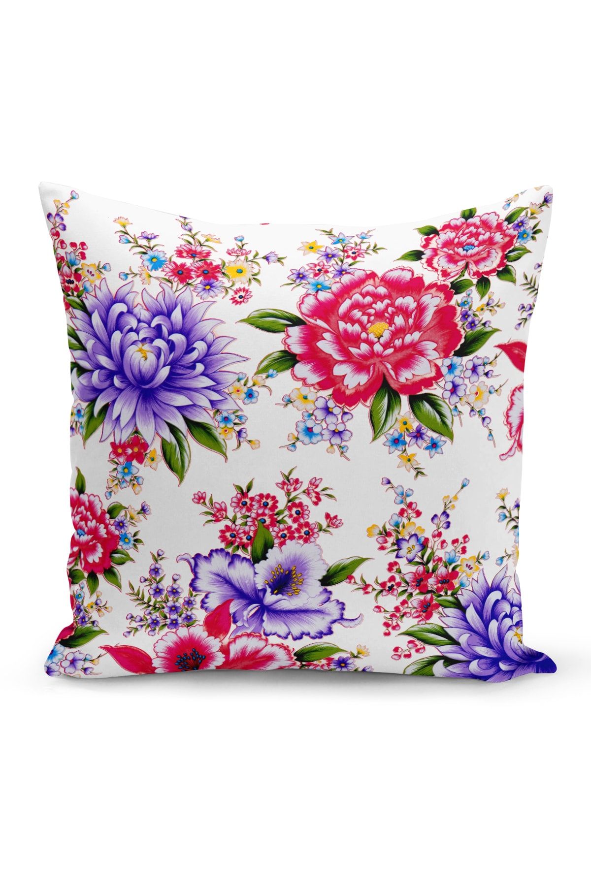 Filamente Double Sided Digital Printing Throw Pillow Cover Flower