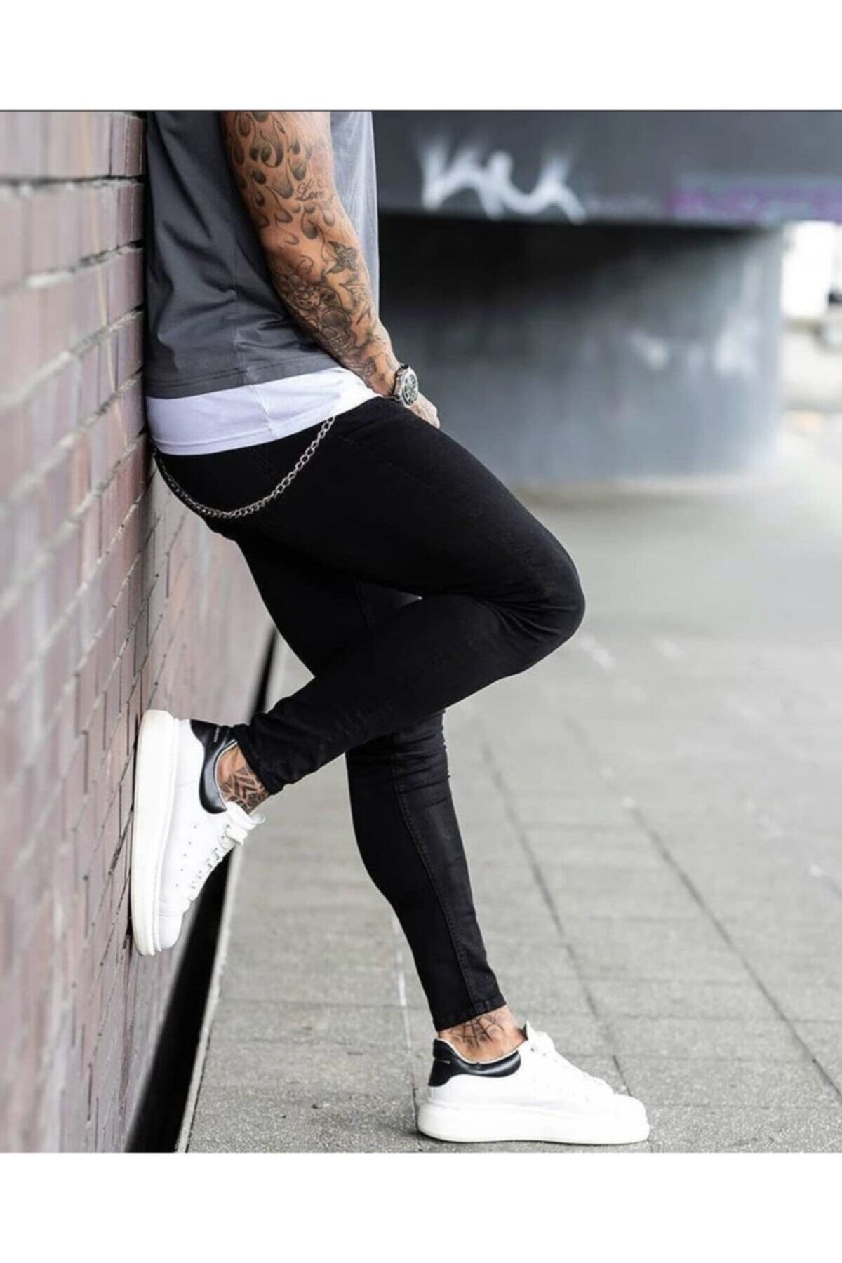 r8 denim Erkek Siyah Skinny Jeans Fiyatı, Yorumları - TRENDYOL