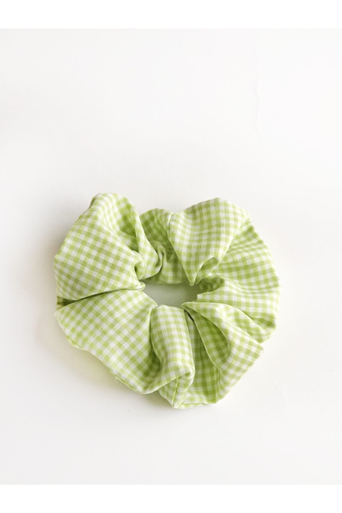 Woollyland-Set of 7 Gingham Scrunchie Buckles in Various Colors 8