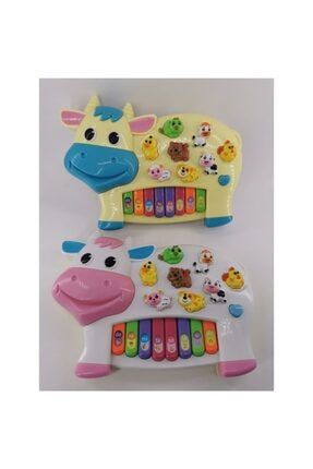 Çiftlik Hayvanlar İnek Piyano Oyuncağı Cnl-2222