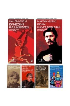 Modern Klasikler Dizisi Maksim Gorki 6 Kitap Set 1786254054105