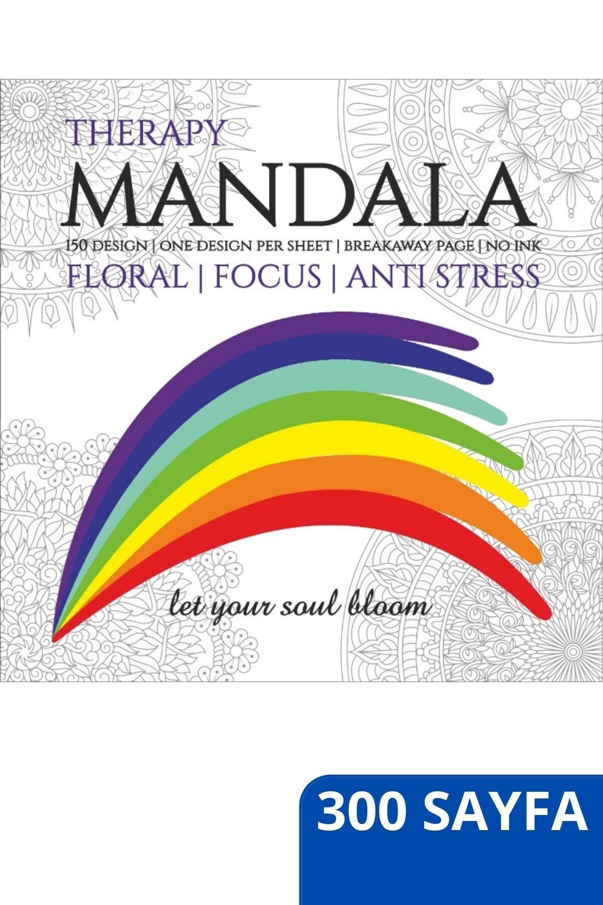 Therapy Mandala Boyama Kitabı 300 Sayfa