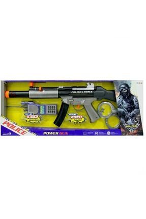 Power Gun Kelepçeli Polis Silah Seti 34230 ESMAGENEL7280