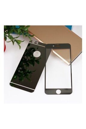 Apple Iphone 6 Plus / 6s Plus Kılıf Aynalı Tam Koruma 360 Siyah 6plusanl360n