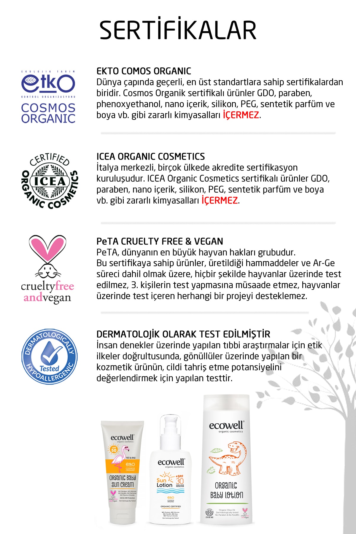 Ecowell Organik Bebek Güneş Bakım Seti (3 Ürün) fotoğrafı 3 (önizleme)