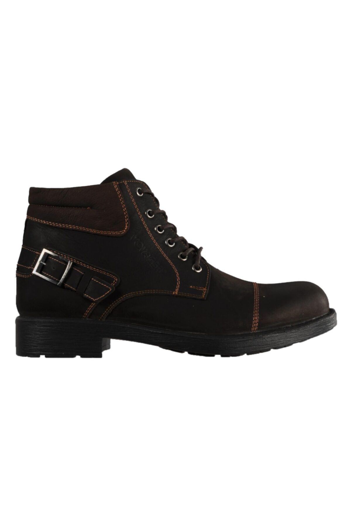 Voyager 4327 Genuine Leather Brown Men s Boots Trendyol