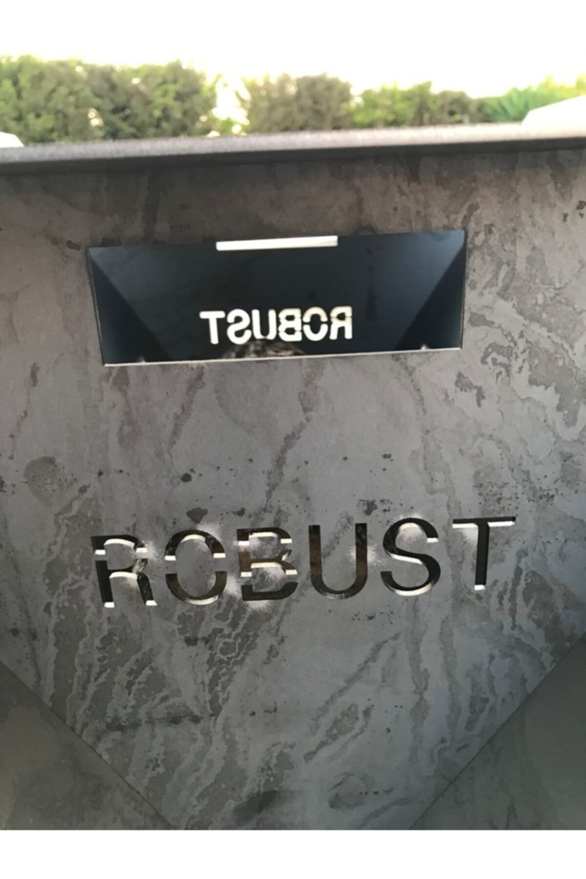 Robust Porto 550 Izgaralı Bahçe Şöminesi Ateş Çukuru Soba Mangal 6