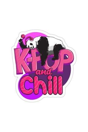 Panda K-pop Ve Chill K-pop Kıyafetleri Ve K-pop Ürünleri Sticker Araba 15 Cm X68T2998