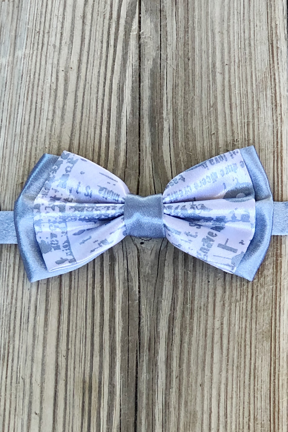 OZZ Hats Dijital Baskılı Unisex Tasarım Saten Papyon