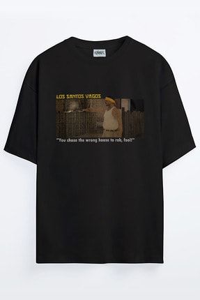 Gta San Andreas Vagos Gang Baskılı Unisex Oversize T-shirt vagosssss