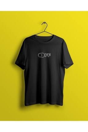 Unisex Siyah Off Baskılı T-shirt adv-off-01