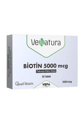 Biotin 5000 Mcg Takviye Edici Gıda 30 Tablet VEN759613DL