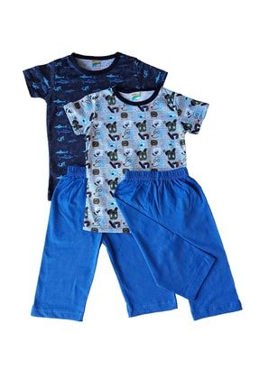 Erkek Çocuk Pamuklu 4'lü Pijama Takımı PJMC2222