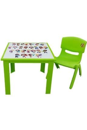 Çocuk Masa Sandalye Takımı Alfabe 1 3 Yaş Için SEY-TP1111-07