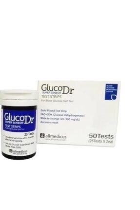 50 Adet Şeker Çubuğu Şeker Stribi Glucodr Strip Son Kullanım Tarihi: 28/07/2022 GLUCODR50