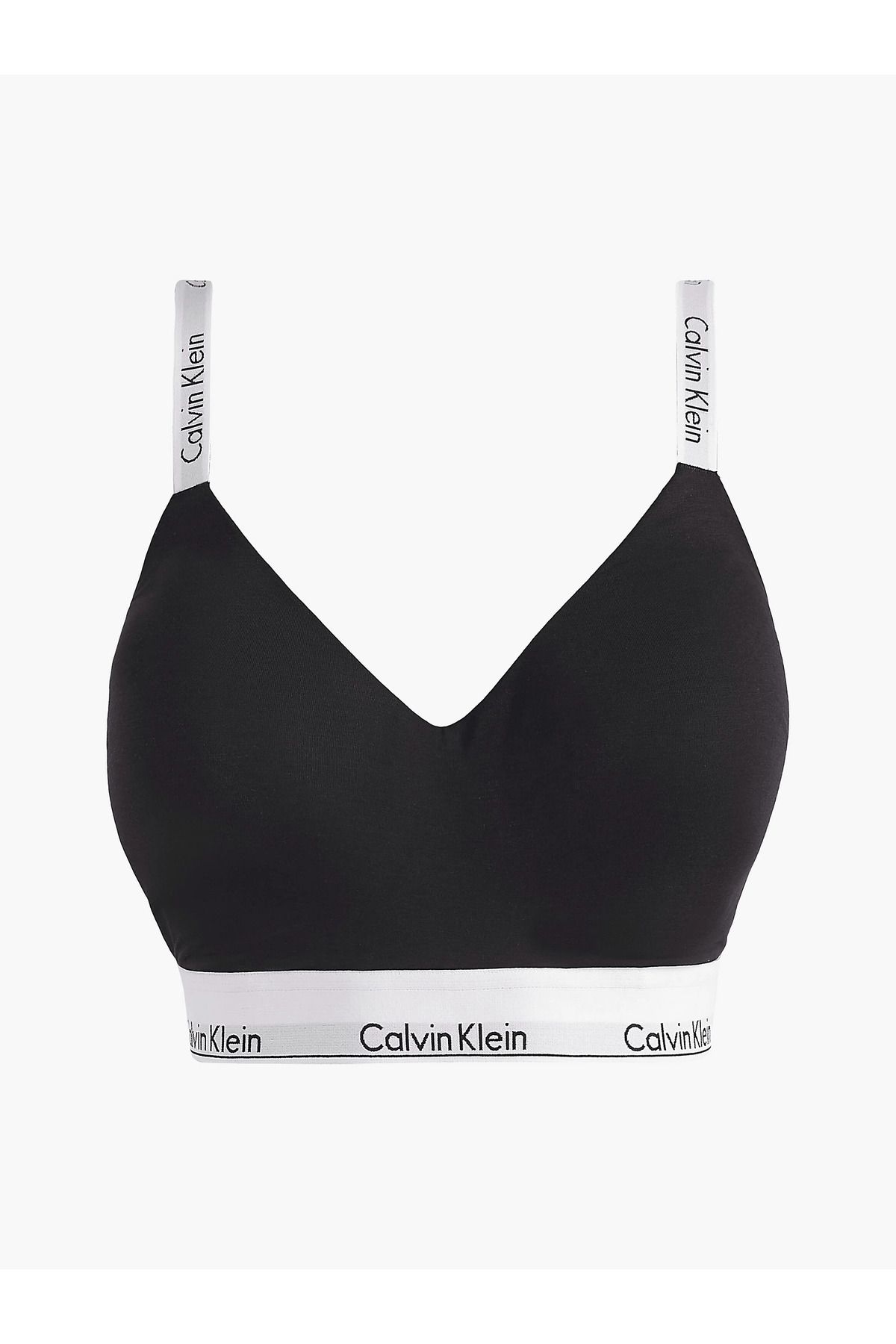 Black and white calvin klein sports bra hotsell