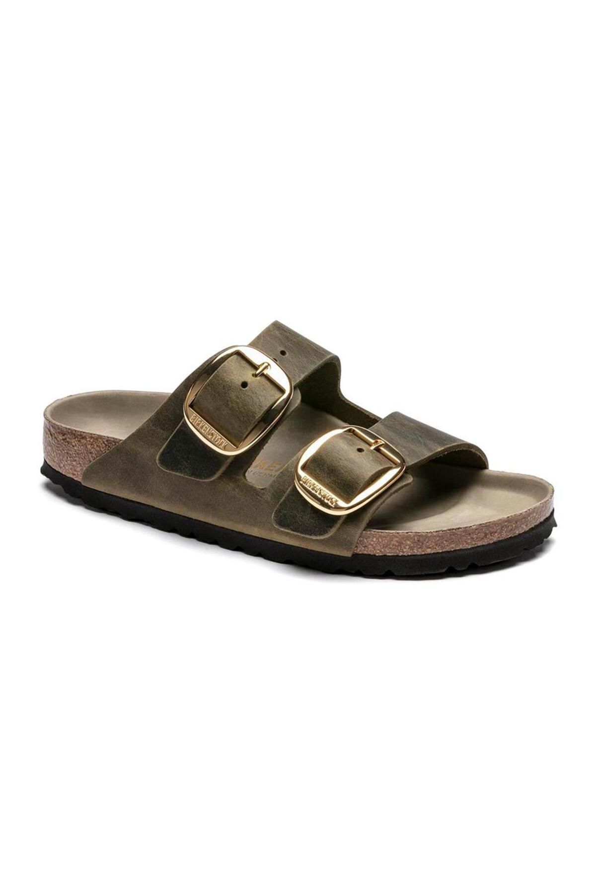Birkenstock Arizona Oiled Leather Big Buckle Men s Slippers 1017554