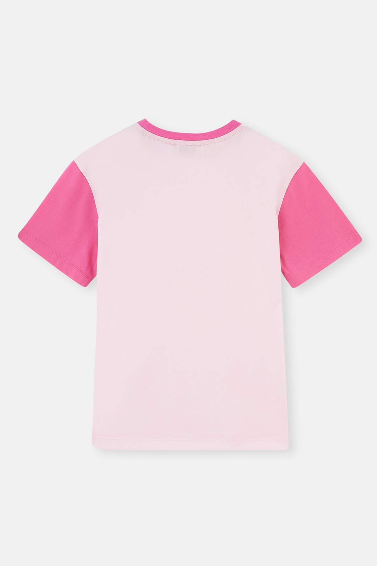 Dagi-Rosa Barbie Bachelorette bedrucktes kurzärmliges T-Shirt mit Rundhalsausschnitt 2