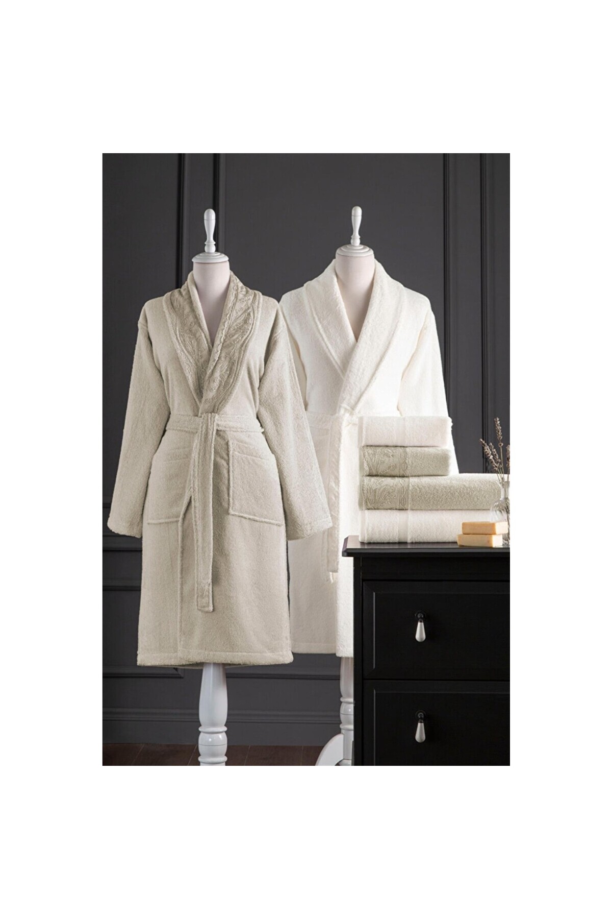  ست خانوادگی ÖZDİLEK یاقوت سرخ بژ-کرم/بژ