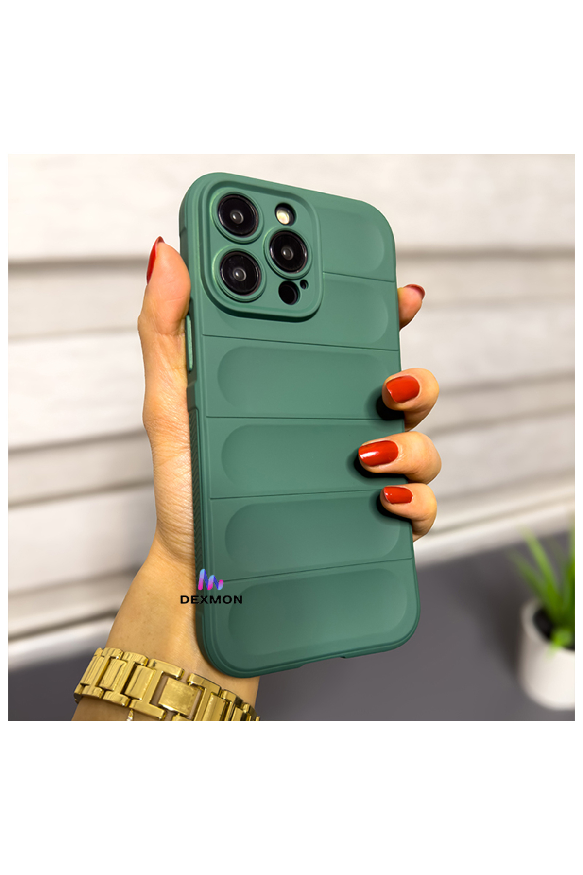 iPhone 15 Pro Compatible Case Camera Shielded Matte Stainproof Handheld Anti-Slip Velvet Silicone Cover