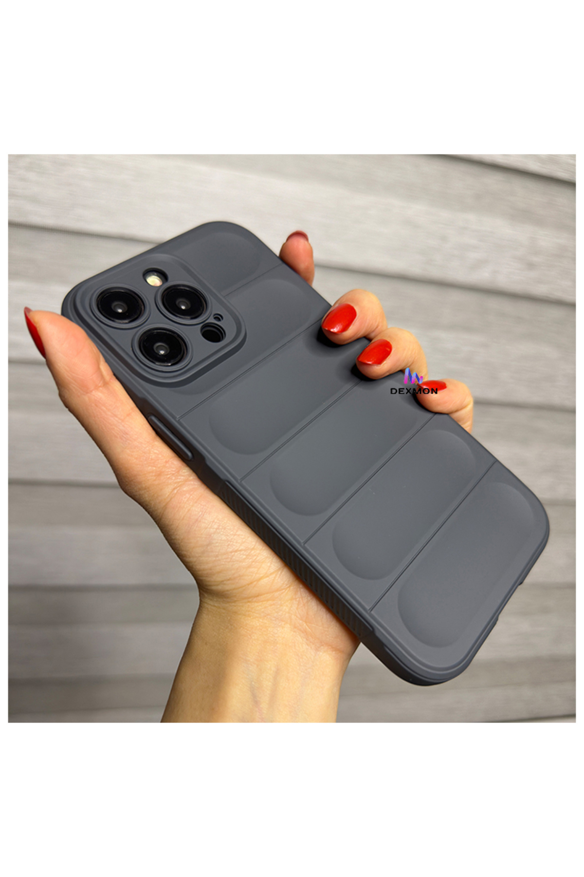iPhone 15 Pro Compatible Case Camera Shielded Matte Stainproof Handheld Anti-Slip Velvet Silicone Cover