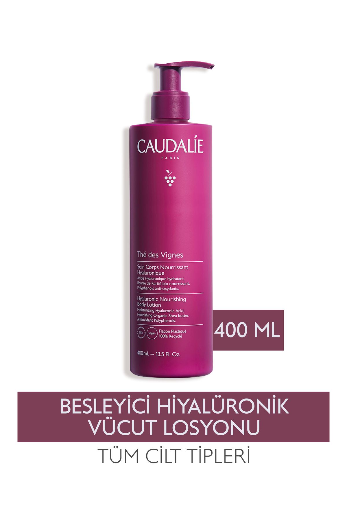 Лосьон для тела Caudalie Thé Des Vignes 400 мл 370