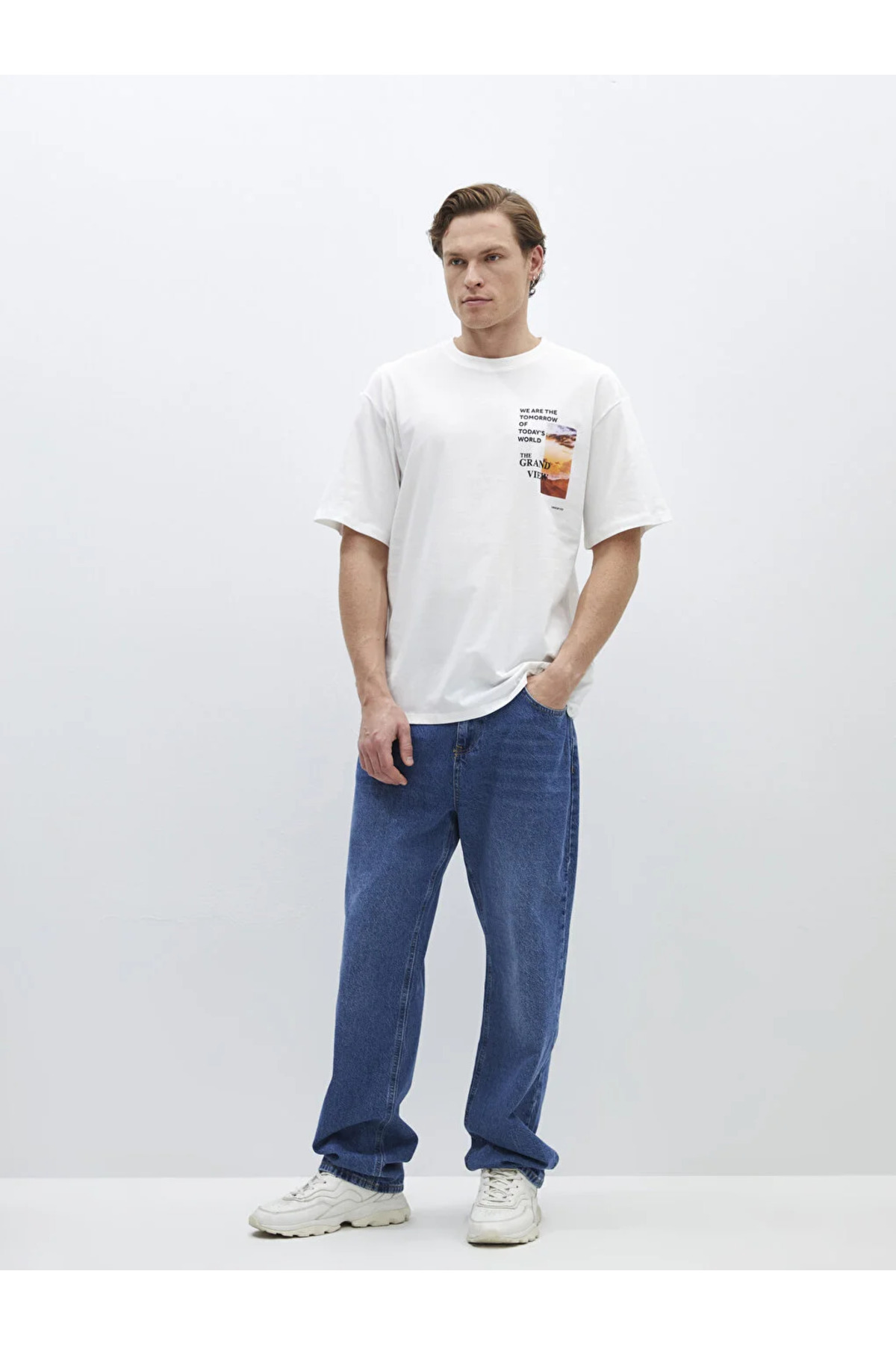 تیشرت مردانه اکرو ال سی وایکیکی | S4FH99Z8 اورجینال - تصویر 3