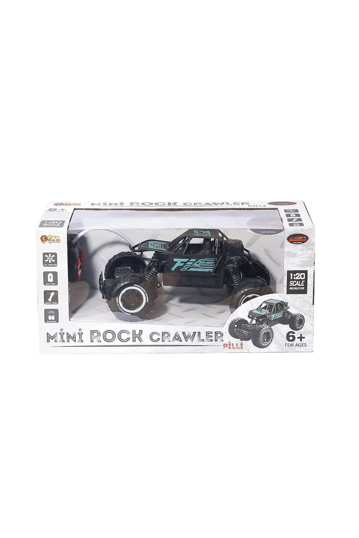 can oyuncak Kumandal Pilli Mini Rock Crawler FABBATOYS Fiyat