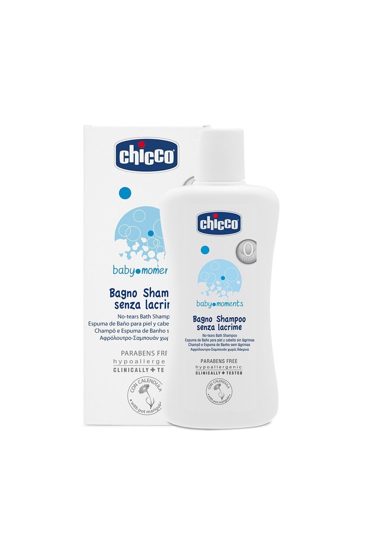 CHICCO Shampooing baby moments, 200 ml - P Comme Para