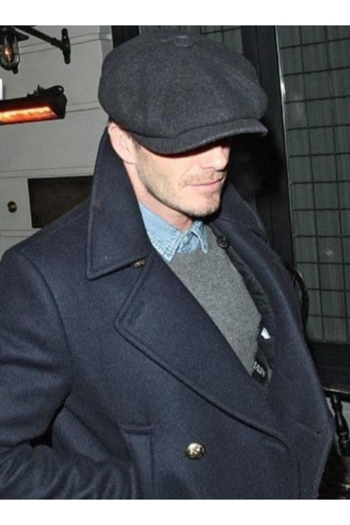 Siyah Erkek Kasket Baretta Beckham Peaky Blinders Şapka Cp231