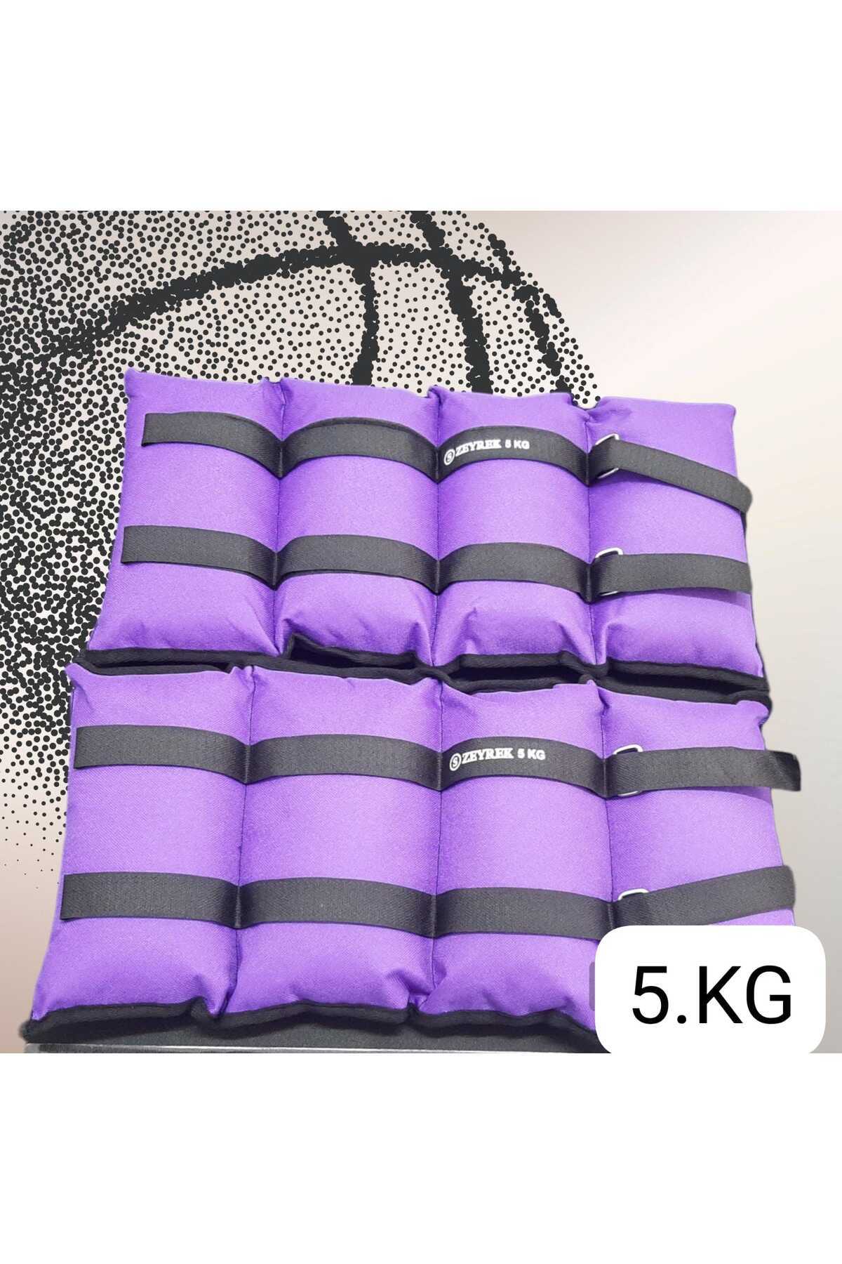 S ZEYREK 5 Kg × 2 Adet Toplam 10 Kg El Ayak Bilek Kas Güçlendiriçi Ağırlık Seti Kum Ağırlık Torbası