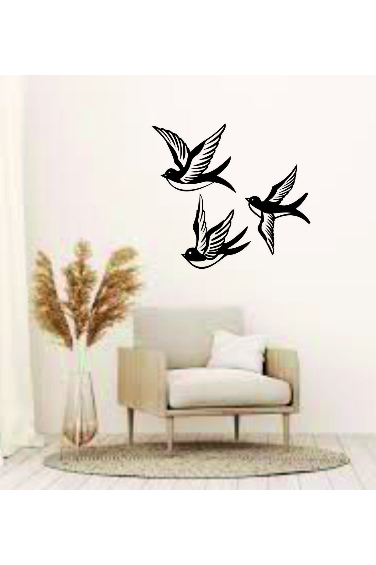 3-Piece Bird Decorative Wood Wall Decor