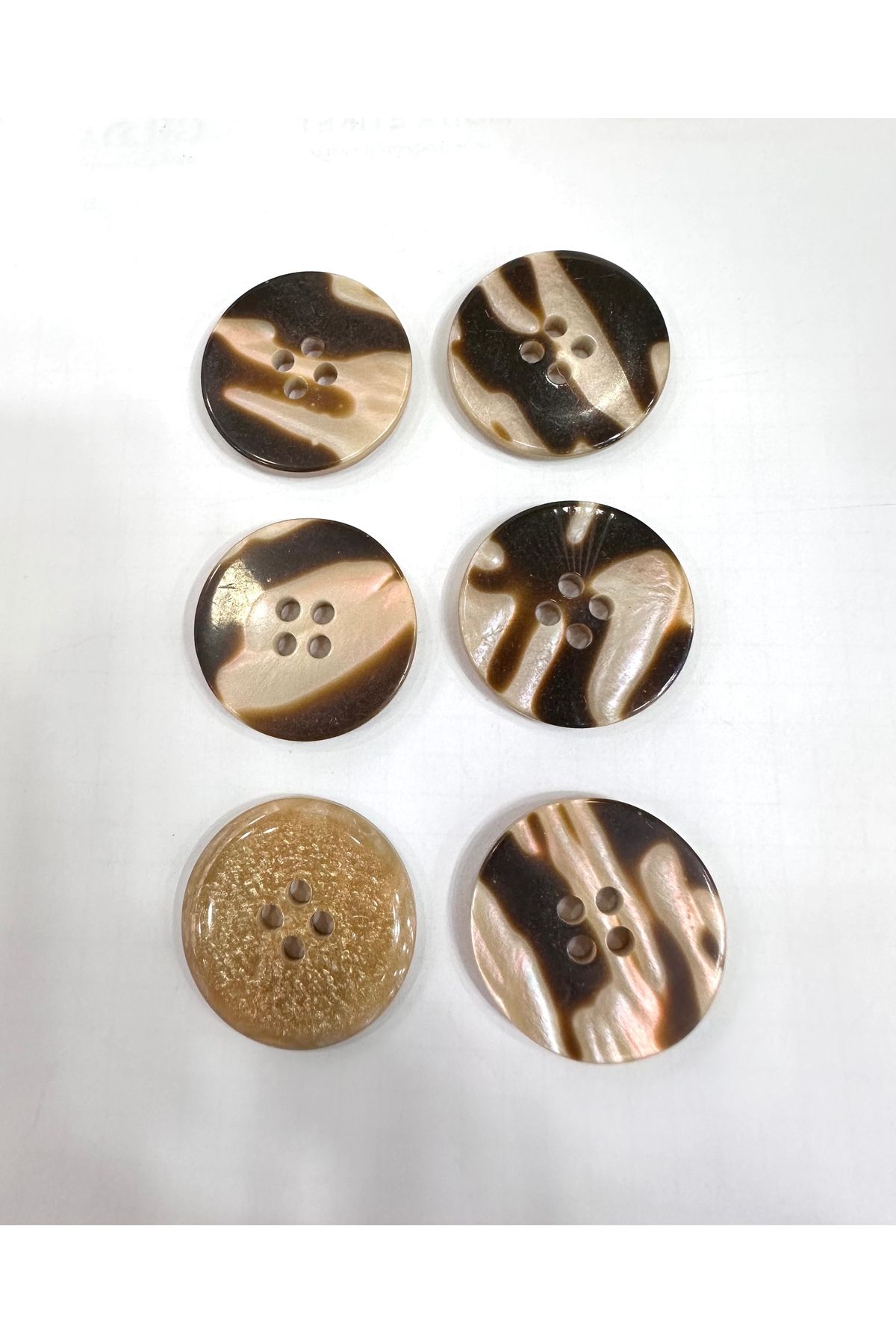 ODDA TASARIM ATÖLYESİ-Overpass Coat Length Design 6-Piece Button Set 3