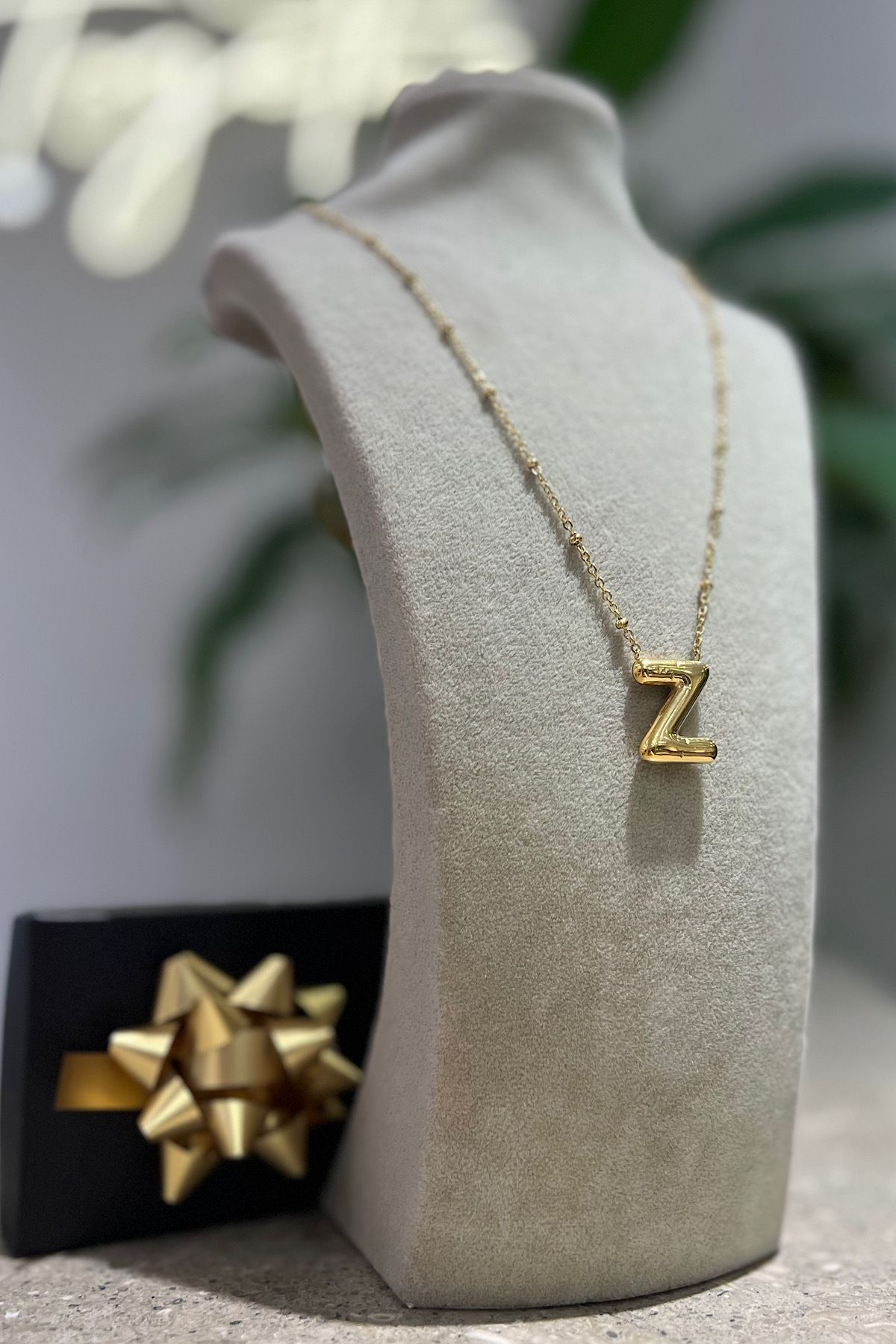 Bling clearance initial necklace
