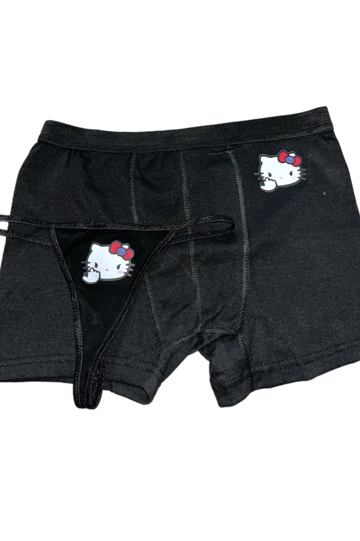 Lolipop Butik Hello Kitty Baskılı Boxer & Tanga Çift Set Fiyatı, Yorumları  - Trendyol