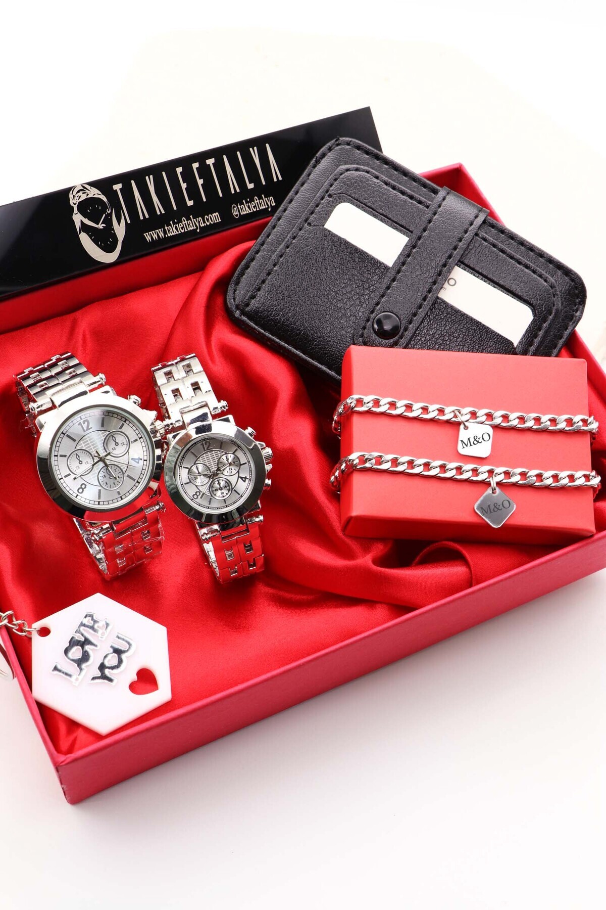 Northwatch Özel Kutulu Çift Saati, Çift Künye, Sevgili Kombini