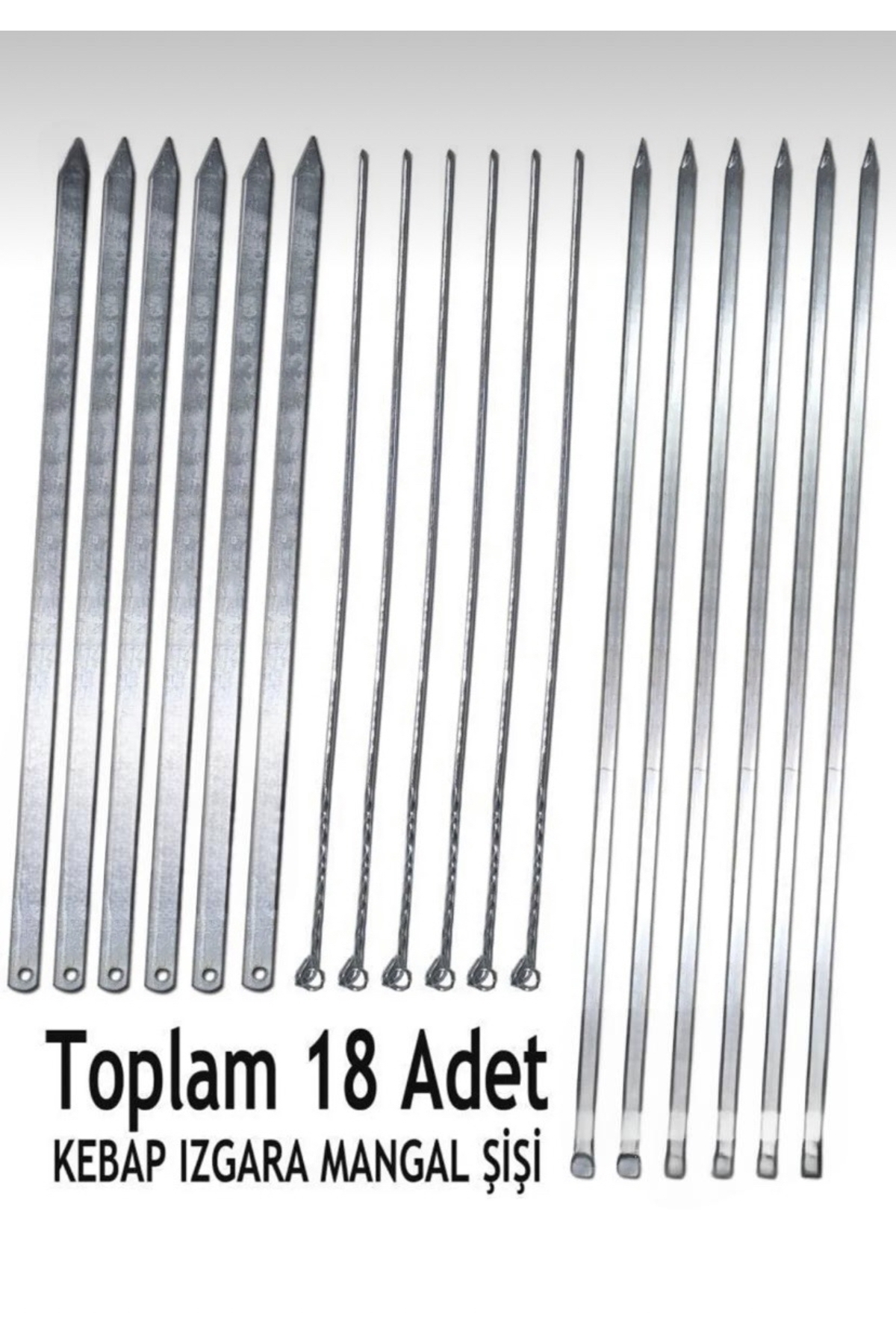 Robin akyıl Mangal Sis Set, 6 Adana+6 Sis Kebap+6 Tavuk Kanat Sis ...