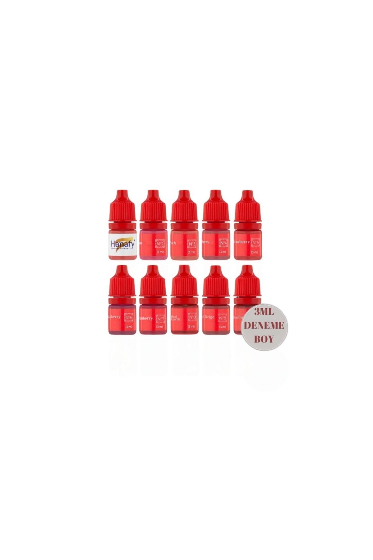 HANAFY-Permanent Makeup Pigments American Pigment Hanafy Pigment with Russian Origin 3ml 2