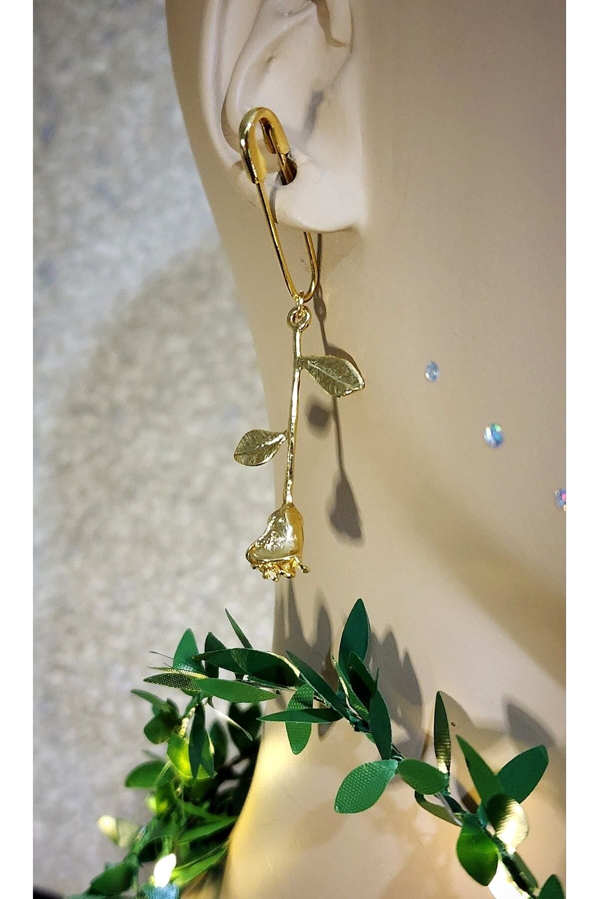 Rose earrings deals