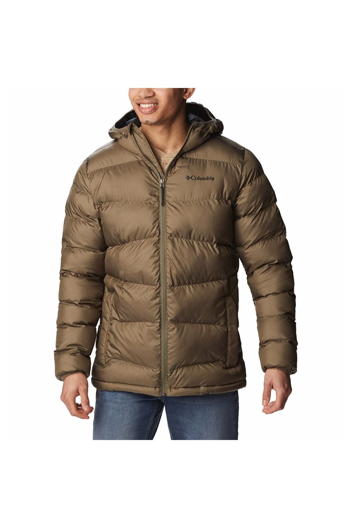 Khaki clearance columbia jacket